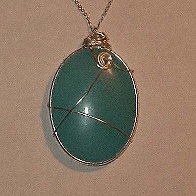 amazonite wire wrapped