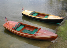 Electric wooden boats