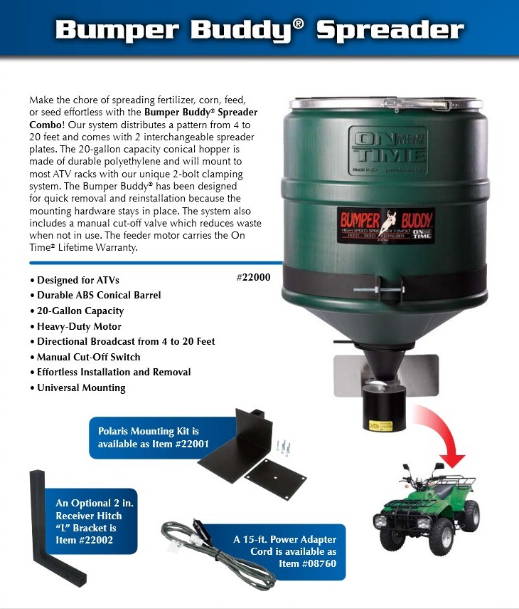 On Time Bumper Buddy ATV Wildlife Feeder