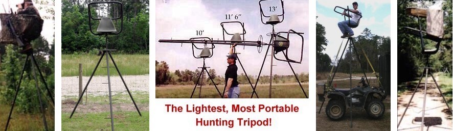 The lightest, most portable hunting tripod ever!