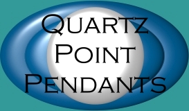 quartz point pendants
